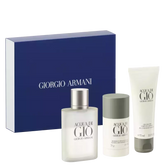 Conjunto Acqua di Giò Giorgio Armani Masculino - Eau de Toilette 100ml + Desodorante 75g + Gel de Banho 75ml